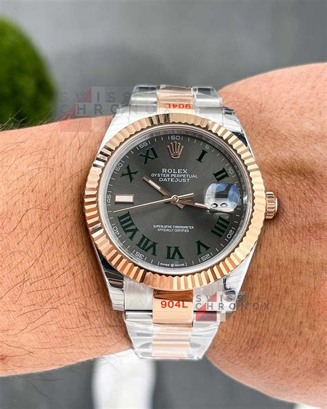 Rolex wimbledon 41 rose gold